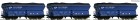 76130 Roco Set of 3 Self-unloading hopper cars in PKP-Cargo livery